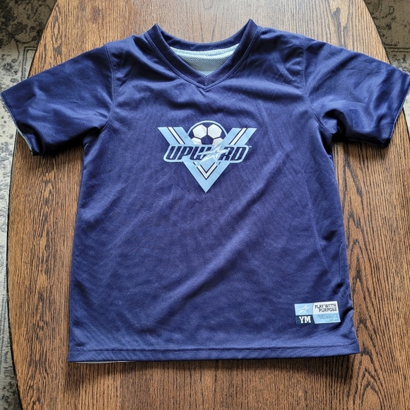 Upward Sports Reversible Blue Soccer Jersey Size Youth Medium - Picture 2 of 10